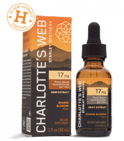 Charlotte's Web 17mg Hemp Extract - ORANGE BLOSSOM