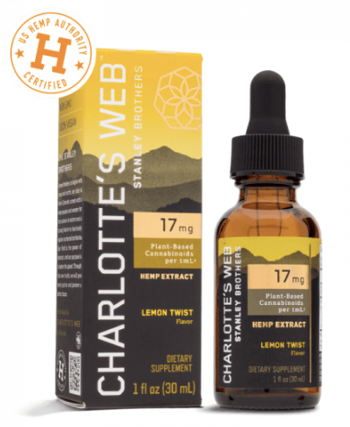 Charlotte's Web 17mg Hemp Extract - LEMON TWIST