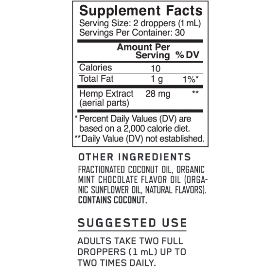 Charlotte's Web 17mg Hemp Extract- Mint